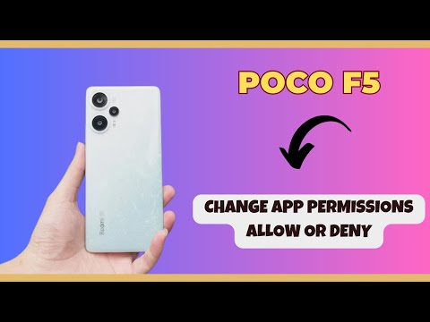 Change app permissions allow or deny POCO F5||How to change app permission ||App permissions setting