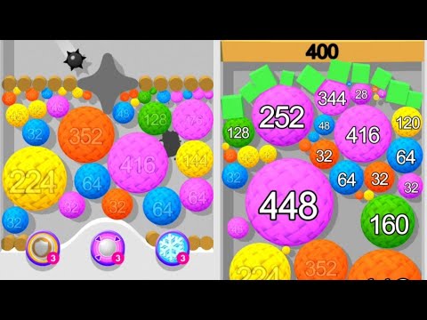 Puff Up (Voodoo) Big Updated! Huge Numbers Balloons Balls - All Levels 31 To 35 Gameplay Android,iOS