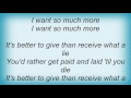Rollins Band - I Want So Much More Lyrics