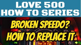 Removing & Refitting a Speedometer Cluster in a Fiat 500 or Abarth  - Love 500 How To Series