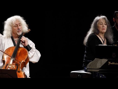Martha Argerich Mischa Maisky Play  Shostakovich Sonata for Violoncello and Piano Op.40 (2018)