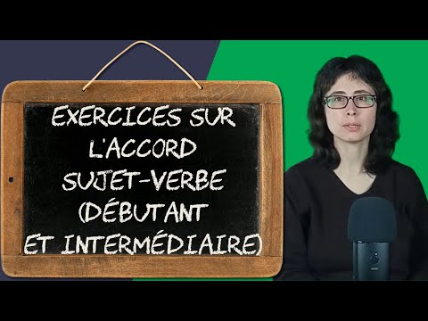 Exercices : accord sujet verbe (accord sujet-verbe 9/20)