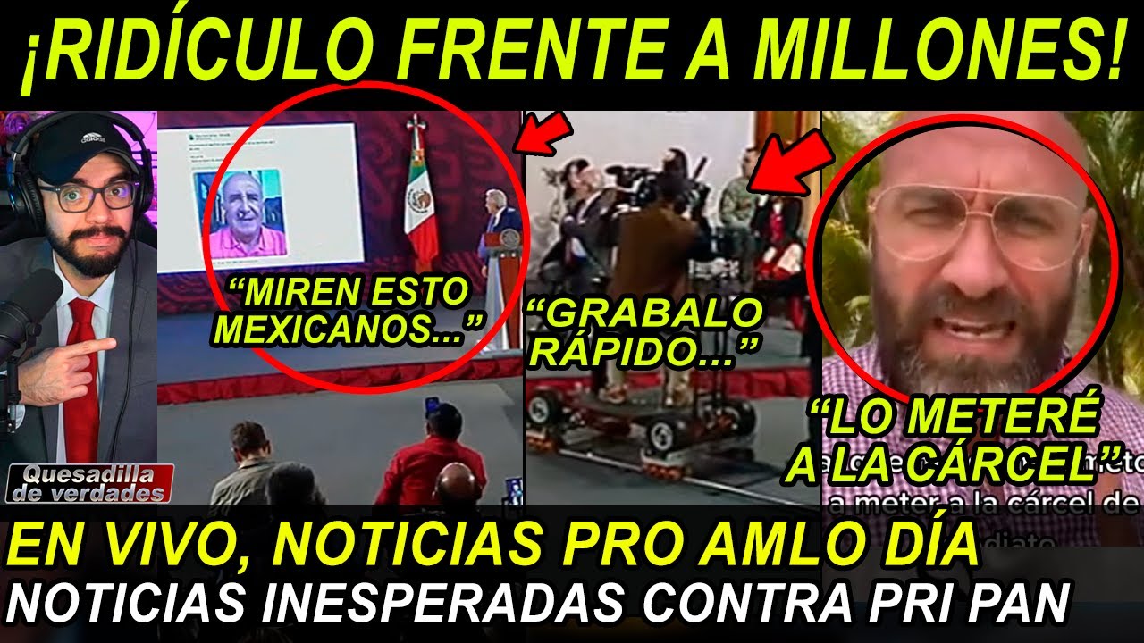 🚨BOMBAZO! ESPERA ¡GRABA ESTO RÁPIDO! LO QUIERE METER A CÁRCEL. SE VUELVE LOCO AMLO LO EXPUSO HOY!