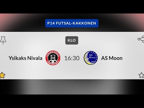 P14 Pohjoinen Futsal-kakkonen 3.1.26 Ysikaks-AS Moon