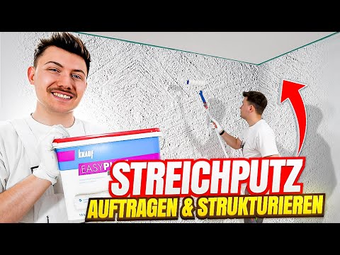 Streichputz richtig auftragen & strukturieren (Knauf EASY PUTZ)