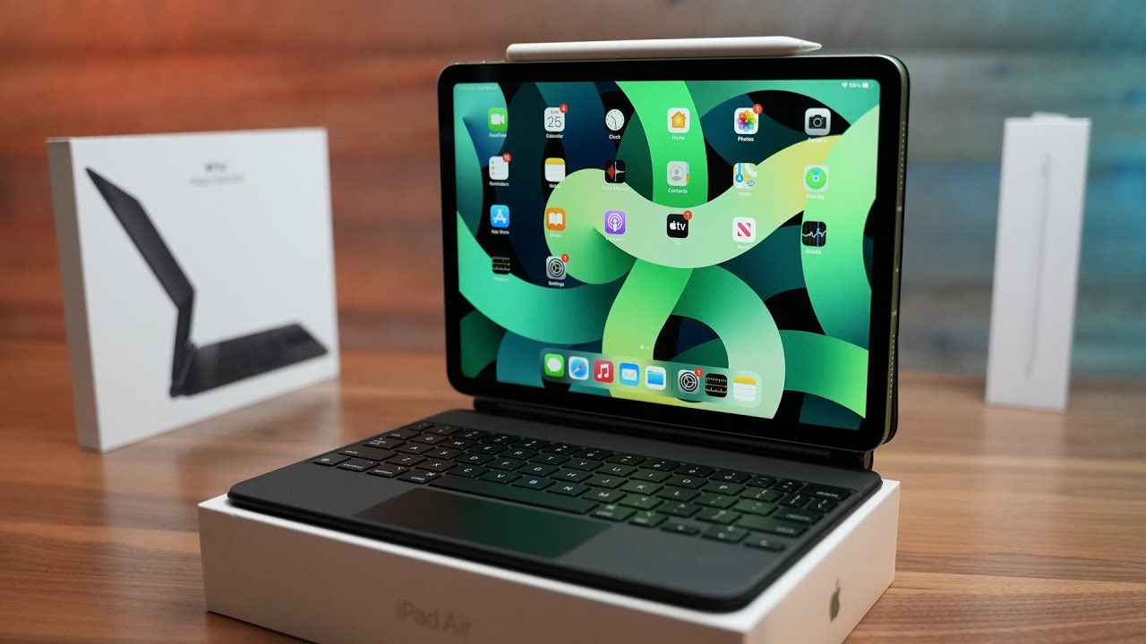 Green iPad Air + Accessories Unboxing & First Impressions