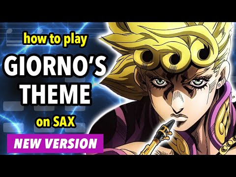 How to play Giorno's Theme on Sax | Saxplained