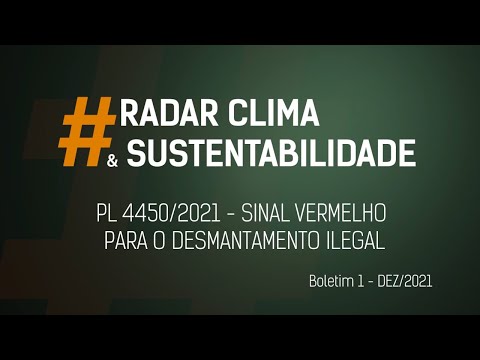 #Radar #Clima & #Sustentabilidade - IDS (Boletim 9 - 2021)