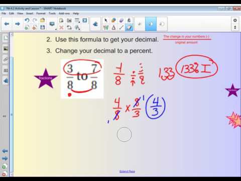 7th 6 5 Lesson Percent Increase And Decrease Fractions