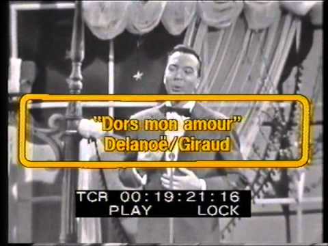 1958 France Eurovision Andre Claveau Dors mon amour 1981 Momarkedet