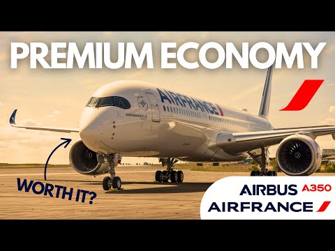 Is Air France's Premium Economy WORTH the upgrade? | Flight Review | Chicago-Paris CDG | A350-900