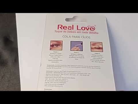 COLA DE CÍLIOS POSTIÇOS BRANCA 7ML REAL LOVE