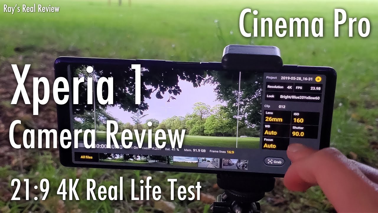 Sony Xperia 1 Camera Review - Cinema Pro - 4K 21:9 Real Life Test! Ray’s Real Review