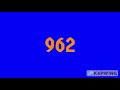 Colorful Numbers 1000 To 0 Version 11
