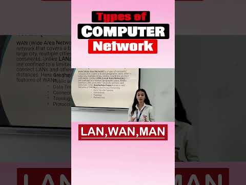 Types of Computer Network ? Difference b/w LAN, WAN, MAN in Hindi | CIMAGE College Patna