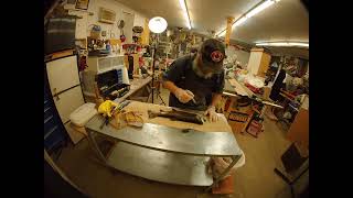 Skinning a brook trout: Part 1