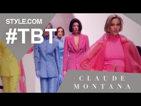 Claude Montana: The Lost Legend - #TBT with Tim Blanks - Style.com