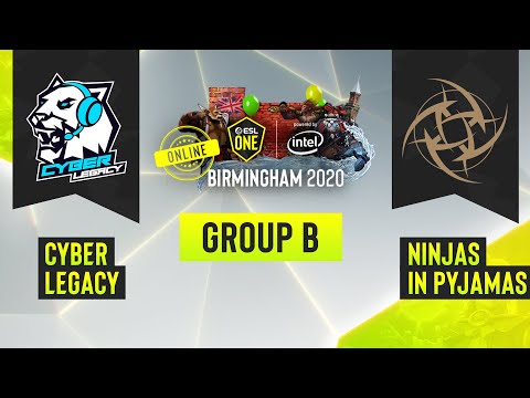 Dota2 - Ninjas in Pyjamas vs. Cyber Legacy - Game 1 - ESL One Birmingham 2020 - Group B - EU