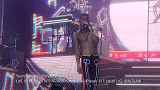 Years &amp; Years - Rendezvous @ MSW 2019 (LIVE)