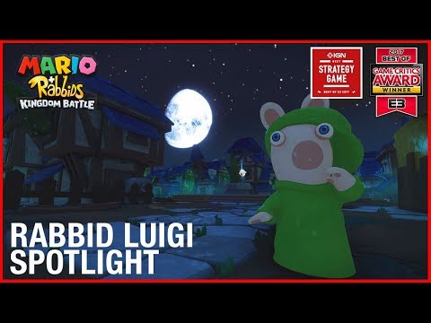 Mario + Rabbids Kingdom Battle: Rabbid Luigi Character Spotlight | Gameplay Trailer | Ubisoft [NA] thumbnail