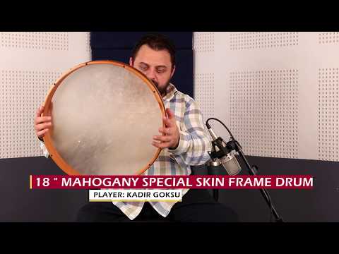 Lightweight Frame Drum with Natural Goat skin - Bass, unique & perfect sound