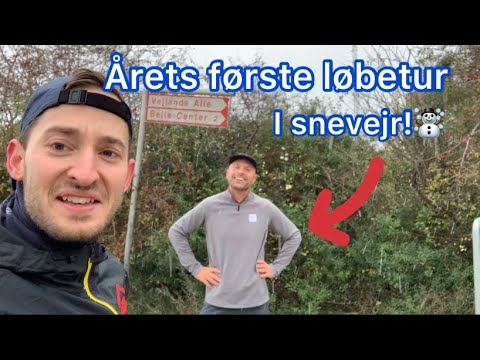 Årets første løbetur i SNEVEJR 🏃🏻‍♂️☃️