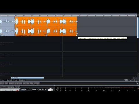 MAGIX Samplitude Music Studio 2016 – Editing tutorial (INT)