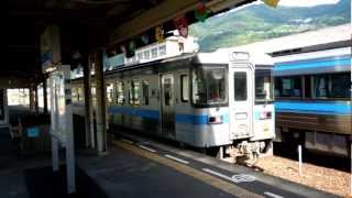 preview picture of video 'JR土讃線1000形 阿波池田駅発車 JR-Shikoku 1000 series DMU'