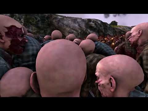 300 Spartans Hold the Line Against 15,000 Zombies (Epic Thermopylae Battle)