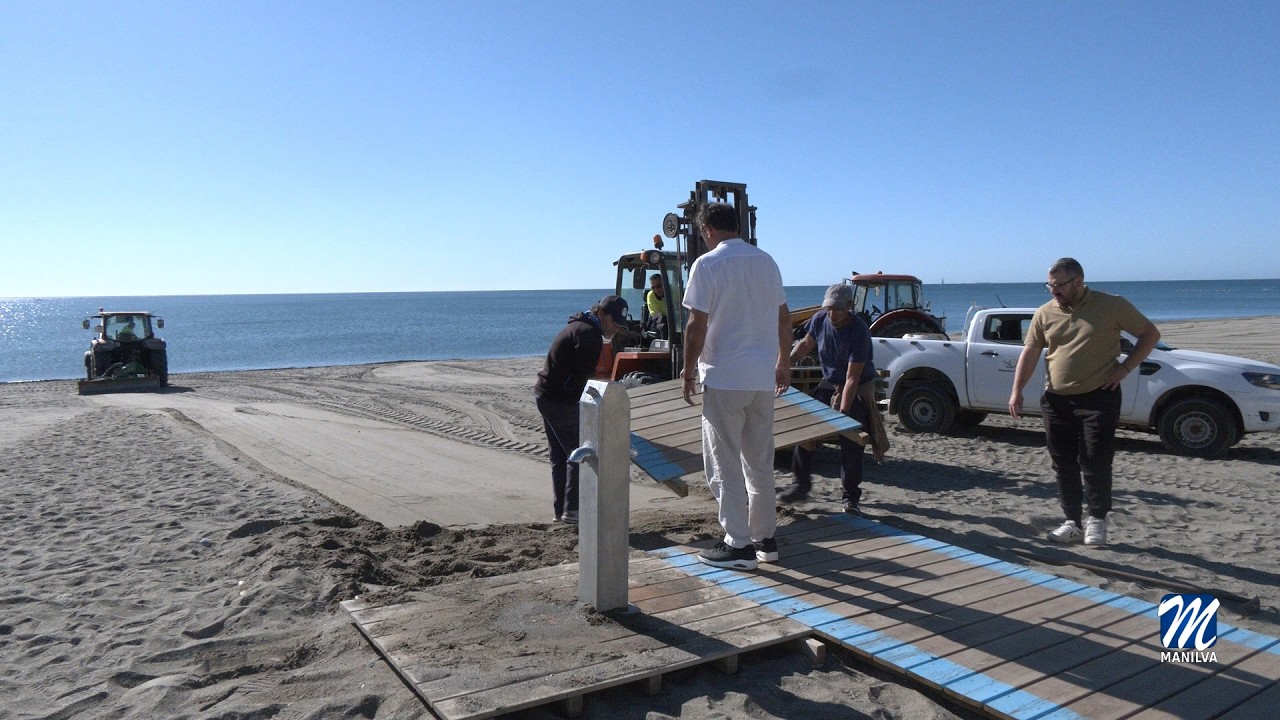 Las playas se preparan para el verano Las playas se preparan para el verano