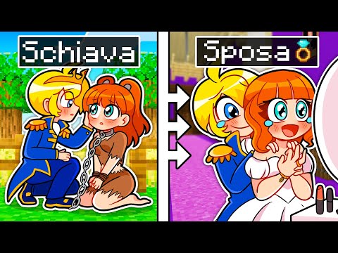 AIUTO UNA SCHIAVA E LA SPOSO DA RE SU MINECRAFT!!