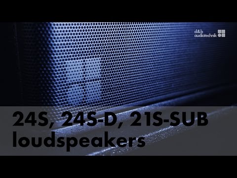 Slide 3 - d&b audiotechnik 24S Loudspeaker (video)