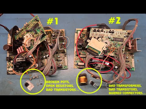 25" U5000 Arcade Monitor Repair - Dual Victory! Both Brought Back From The Dead