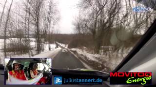 preview picture of video 'ADAC Pfalz-Westrich-Rallye - WP-Stage 5 - Freisen - On Board Julius Tannert / Maik Trommler'