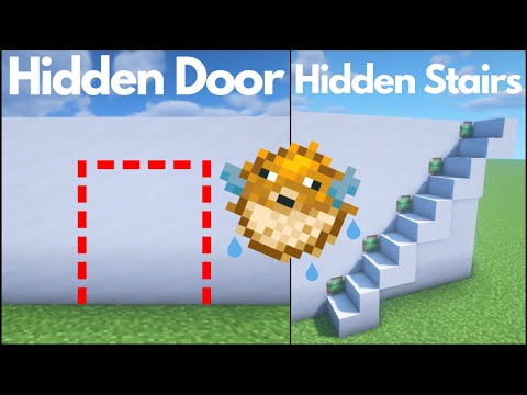 Minecraft: 5 Hidden Redstone Creations (With Pufferfish)