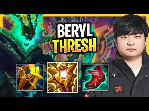 BERYL BRINGS BACK THRESH SUPPORT! | KT Beryl Plays Thresh Support vs GalioRumble!  Season 2024