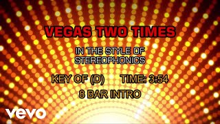 Stereophonics - Vegas Two Times (Karaoke)