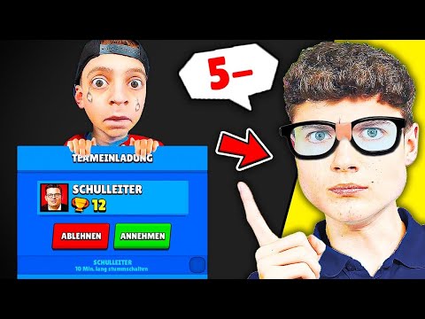 LUMEXX verarscht KLEINEN BRUDER MAX als SCHULLEITER in BRAWL STARS... 🤬😳