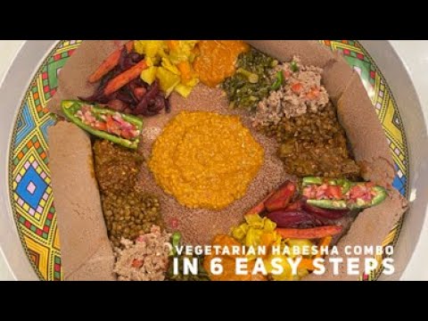 Habesha Veggie Combo in 6 Easy Steps