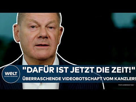OLAF SCHOLZ: "Dafür ist jetzt die Zeit!" Überraschende Videobotschaft vom Kanzler!