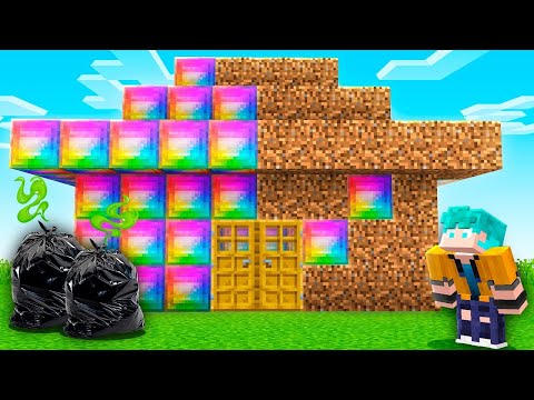 I turned NOOB's EARTH House into AVARITIA in Minecraft