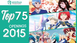 Download lagu Top 75 Anime, Donghua & Aenimeisyeon Openings 2015 mp3
