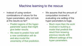 OPTIONAL  Bayesian optimization of hyper parameters 76 Machine Learnin
