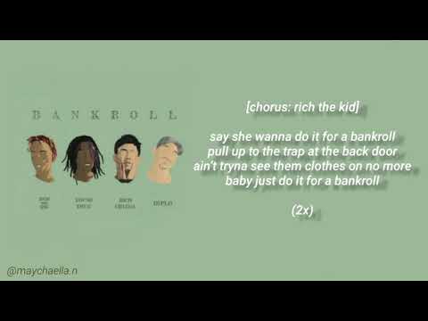 diplo, rich brian, young thug & rich the kid - bankroll (lyrics)
