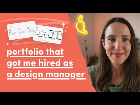 The portfolio presentation that got me hired as a design manager