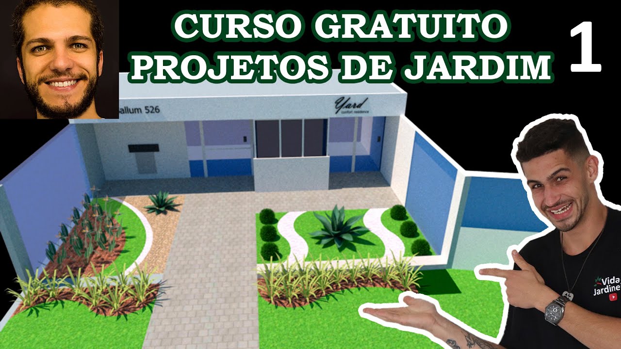 Como fazer projetos de jardinagem no computador - Aula 1 (CURSO GRATUITO COMPLETO)