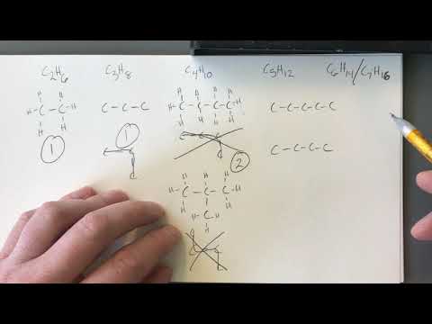 Isomers how to draw alkane isomers