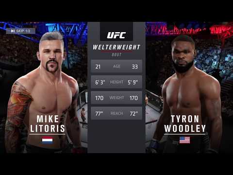 EA SPORTS UFC 2 Unranked Tyron Woodley VS 100 CAF