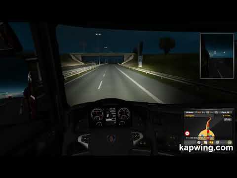 euro truck simulator 2 timelapse #1 rotterdam-brussels