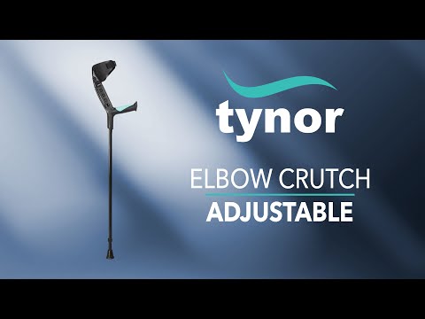 How to use Tynor’s elbow crutch adjustable to reduce weight bearing on injured leg